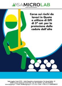 Aggiornamento sui rischi da lavori in Quota e utilizzo di DPI di 3^ cat. per la protezione dalle cadute dall’alto @ Cascina Amata di Cantù (CO)