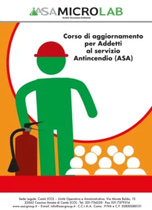 AGGIORNAMENTO ASA - Corso di Aggiornamento Addetti al Servizio Antincendio (ASA) Livello 1 e 2 @ Cascina Amata di Cantù (CO)