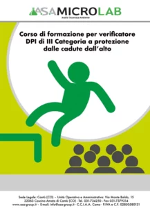 VERIFICATORE DPI - Corso di formazione per VERIFICATORE DPI di III Categoria a protezione dalle cadute dall’alto @ Cascina Amata di Cantù (CO)